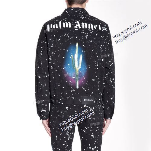 2021秋冬 パーム エンジェルス コピーブランド パーム・エンジェルス Palm Angels 高級感漂わせる デニムジャケット おしゃれな装い ちょうどいい丈感